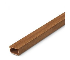 Canaleta adhesiva con tapa bisagra 21x11,5 mm / cerezo