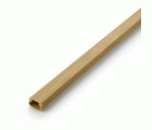 Canaleta adhesiva 16x10 mm base y tapa / roble