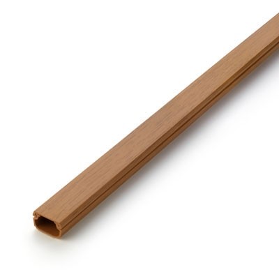 Canaleta adhesiva con tapa extraíble16x10 mm base y tapa / cerezo