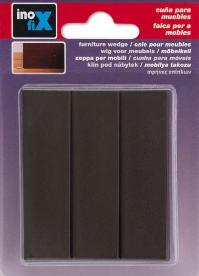 Cuña de plástico / marrón