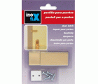 Pestillo para puerta con tornillos / oro
