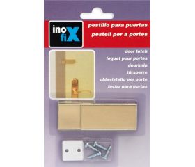 Pestillo para puerta con tornillos / oro