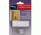 Pestillo para puerta con tornillos / blanco