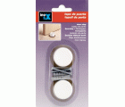 Tope de puerta con tornillo / blanco