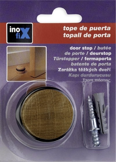 Tope madera con tornillo / sapelly