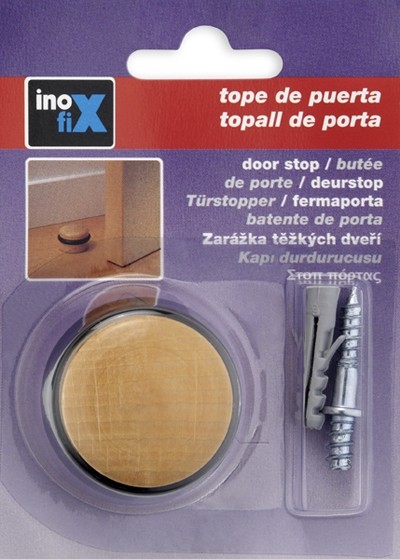 Tope madera con tornillo / haya