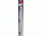 Colgador cilíndrico triple  / cromo mate