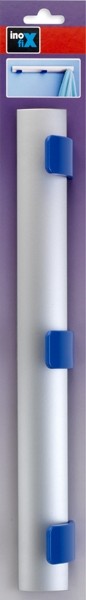 Colgador triple / cromo azul