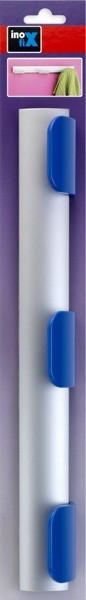 Colgador triple / cromo azul