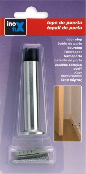 Tope de pared en acero inoxidable / acero