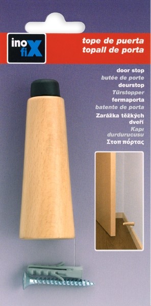 Tope de pared en haya / haya