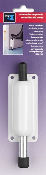 Retenedor puerta de pie / blanco