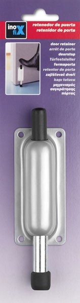 Retenedor puerta de pie / cromo mate