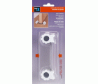 Retenedor de puerta flexible / blanco