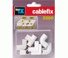 Enlaces surtidos para cablefix 2200 / blanco