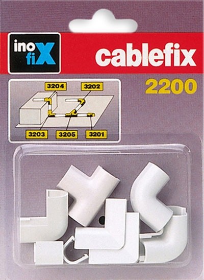 Enlaces surtidos para cablefix 2200 / blanco