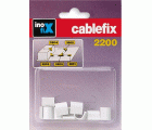 Enlace recto para cablefix 2200 / blanco