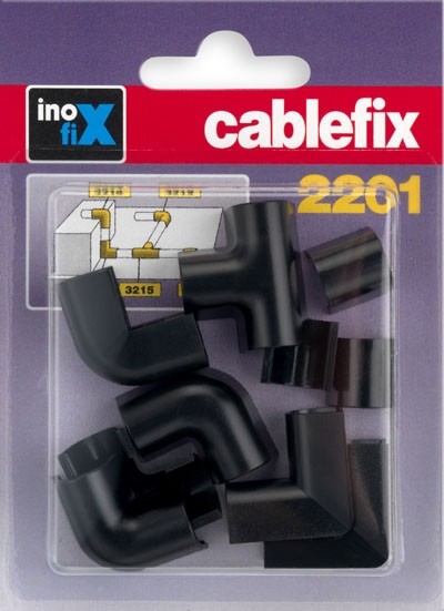 Enlaces surtidos cablefix 2201 / negro