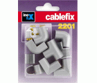 Enlaces surtidos para cablefix 2201 / gris metalizado