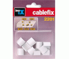 Enlace recto para cablefix 2201 / blanco