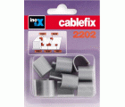 Enlace recto para cablefix 2202 / gris metalizado