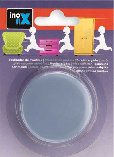 Deslizador mueble adhesivo  ø 50 mm / gris