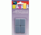 Deslizador mueble adhesivo  35x25 mm / gris