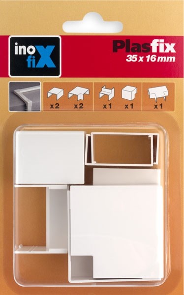 Accesorios surtidos canaleta 35 x 16 mm / blanco