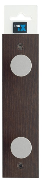 Colgador haya 2 pomos / wengué