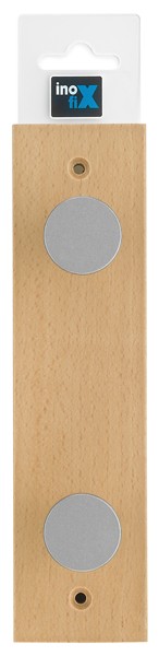 Colgador haya 2 pomos / natural