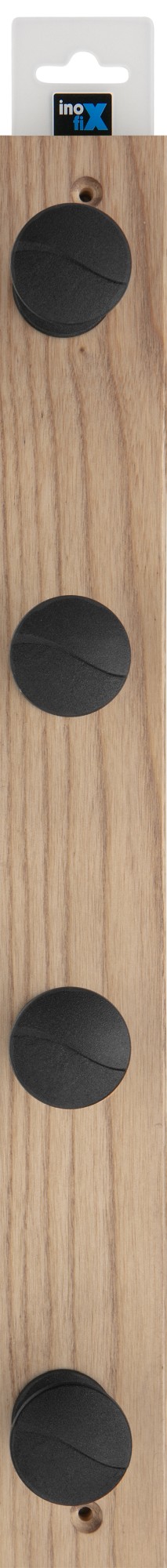 Colgador fresno ONA 4 pomos / fresno nórdico