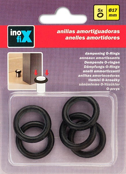Anillas amortiguadoras Ø 17 mm / negro