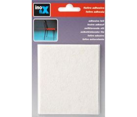 Fieltro lana adhesivo 100 x 85 mm / blanco