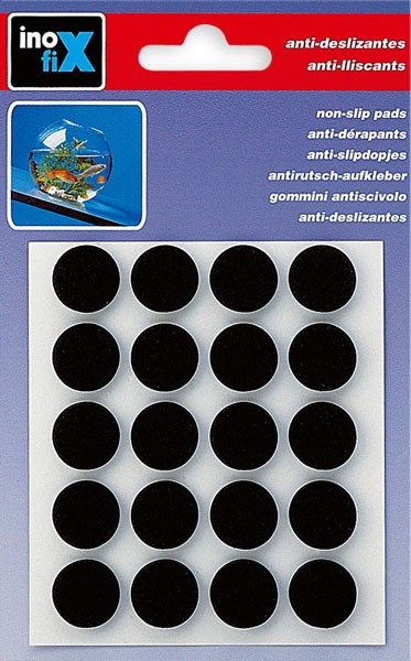 Antideslizante adhesivo Ø 17 mm / negro