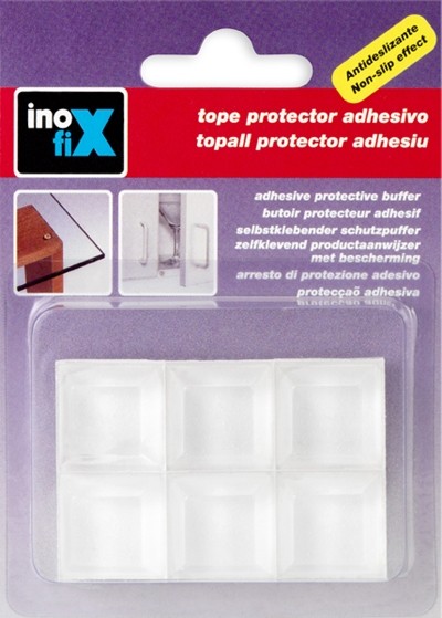 Gota adhesiva  20,5 x 20,5 x 7,6  mm. / transparente