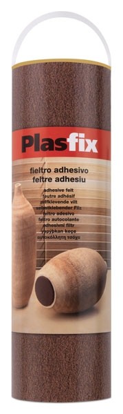 Fieltro sintético adhesivo 200 x 500 mm / marrón