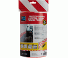 Protector parking en rollo 2m. / rojo-blanco