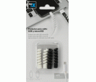 Protector para cable USB y microUSB / blanco-negro