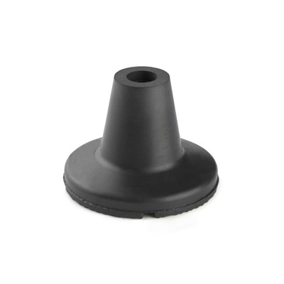 Contera exterior goma Ø 19mm. con base ancha para muletas / negro