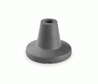 Contera exterior goma Ø 19mm. con base ancha para muletas / gris