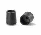 Contera exterior goma Ø 25mm. para andadores / negro