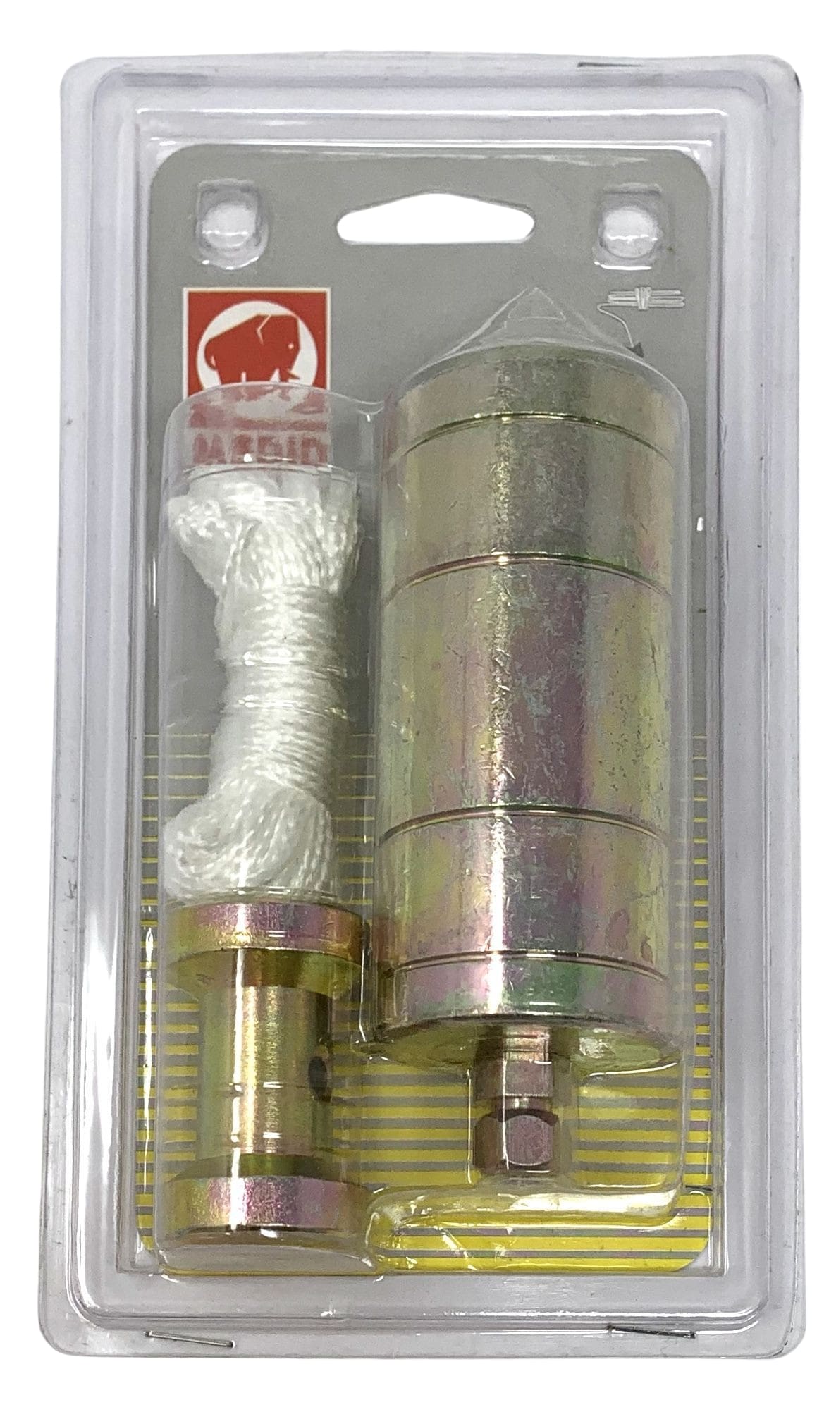 Plomada hierro calibrado zincado 1000 gr 3 m magnética