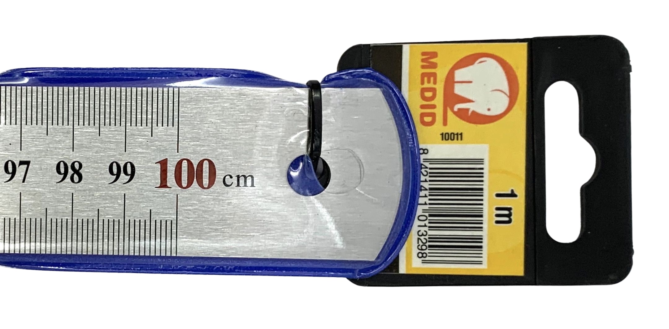 Regla semi-rígida mate de acero inoxidable 1000 x 30 x 1,2 mm