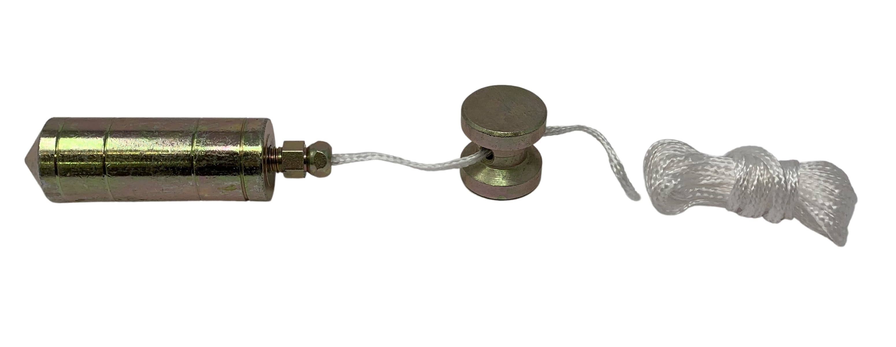 Plomada hierro calibrado zincado 600 gr 3 m