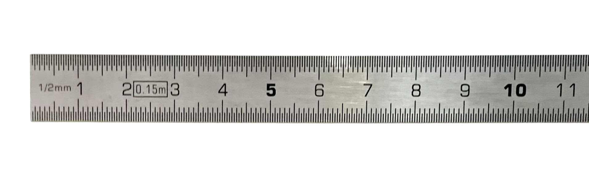 Regla flexible mate de acero inoxidable 200 x 13x 0 ,5 mm