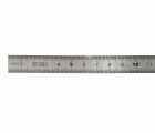 Regla flexible mate de acero inoxidable 250 x 13 x 0,5 mm