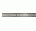 Regla flexible mate de acero inoxidable 300 x 13 x 0,5 mm