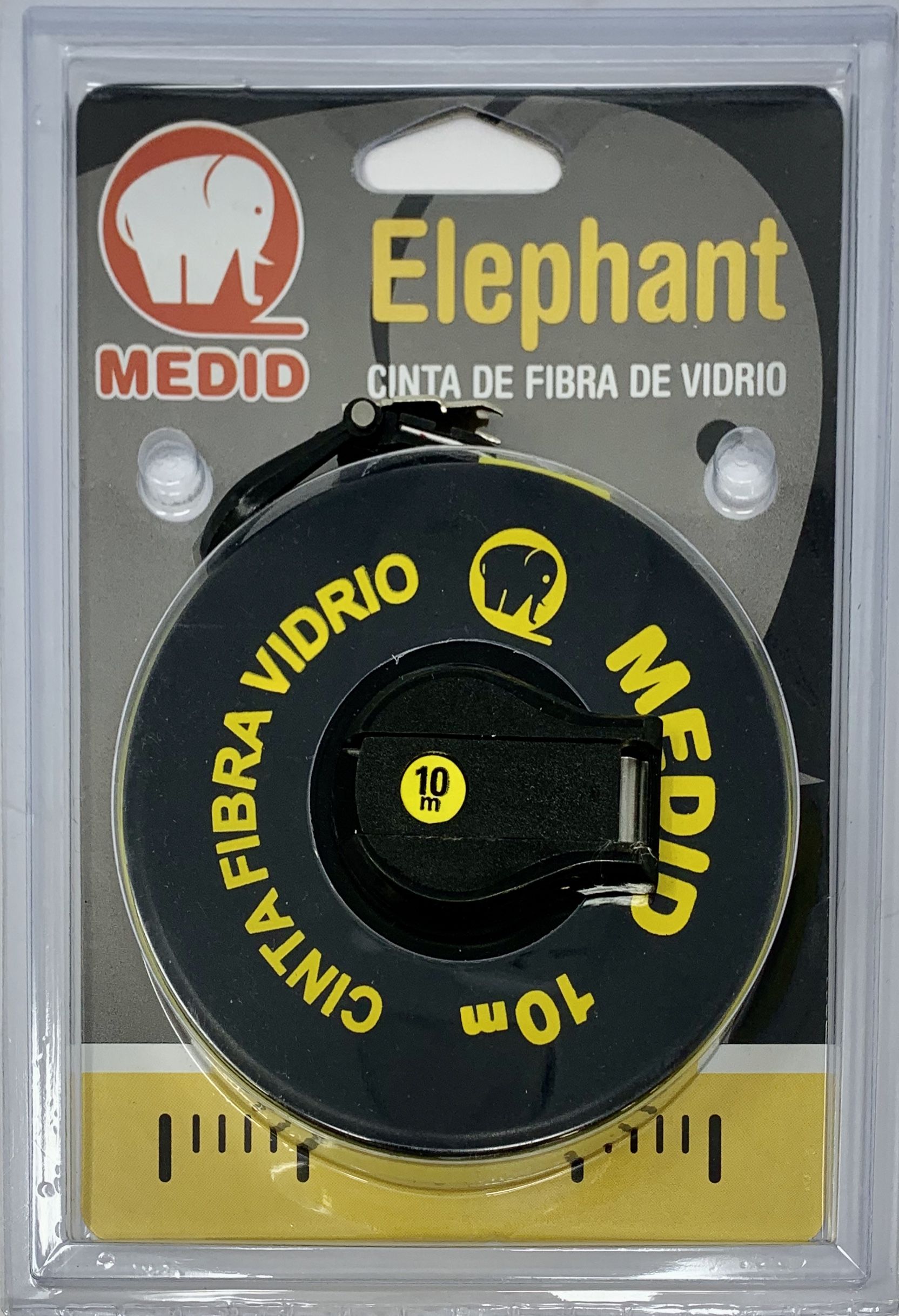 Cinta métrica de fibra de vidrio con uña plegable 10 m - ref.121010GF