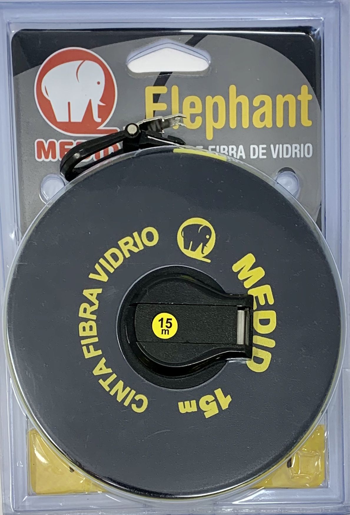 Cinta métrica de fibra de vidrio con uña plegable 15 m - ref.121015 GF