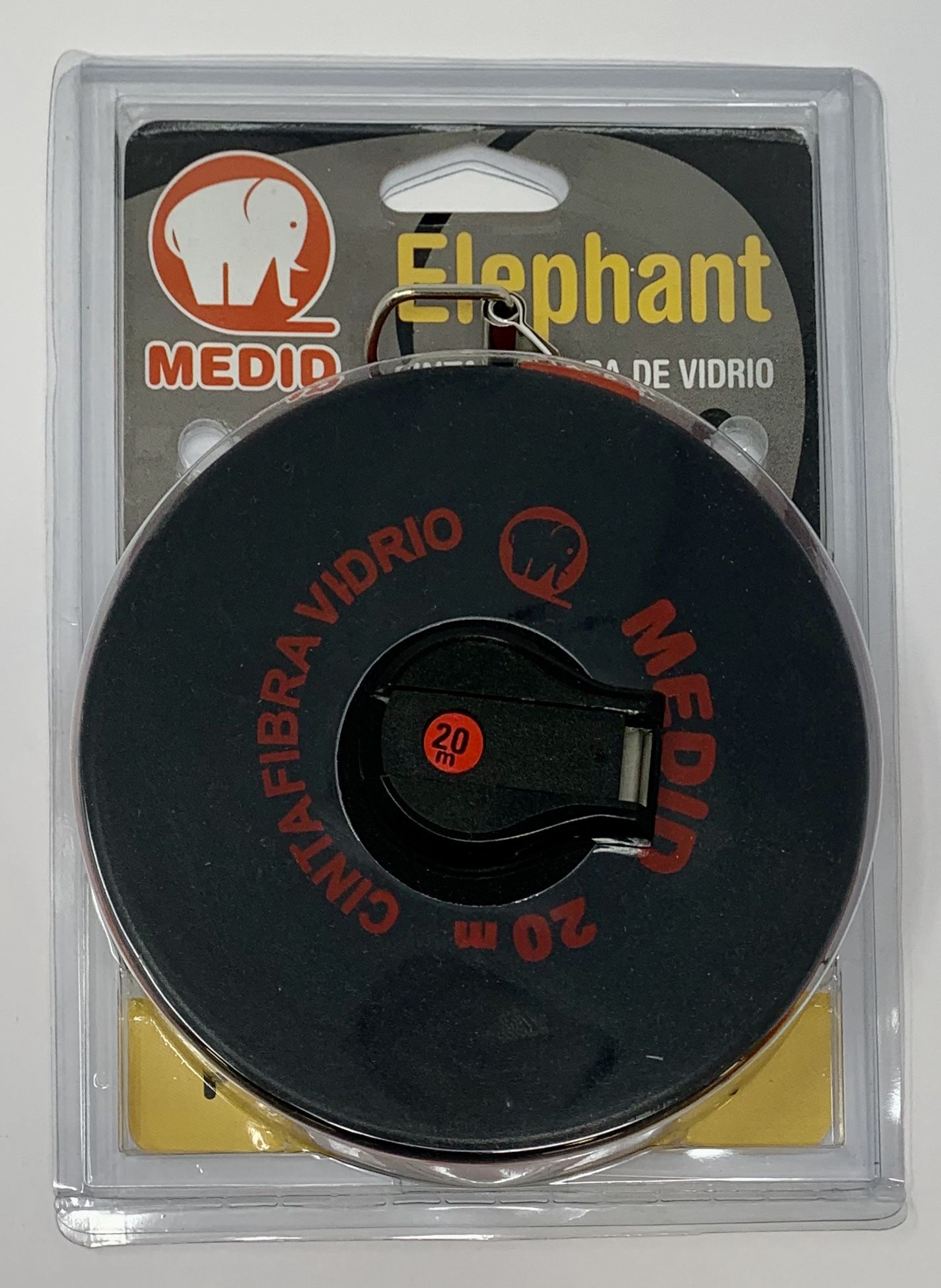 Cinta métrica de fibra de vidrio 20 m x 15 mm \\\"0\\\" decalado - ref.121020D